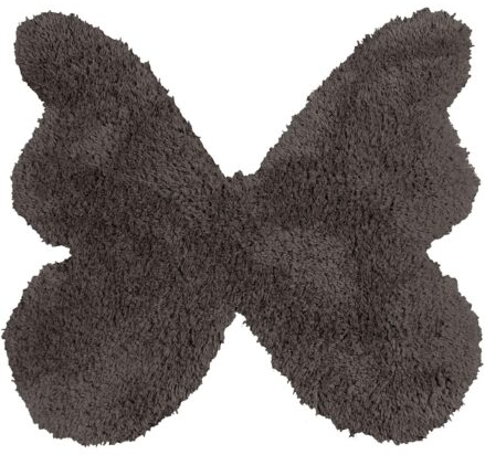 Παιδικό Χαλί ANTHRACITE SHADE BUTTERFLY 160-x-160-εκ
