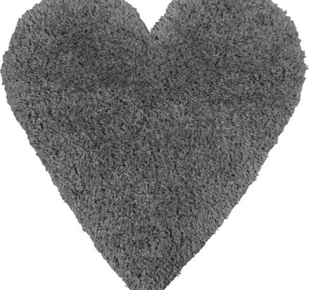 Παιδικό Χαλί DARK GREY SHADE HEART 160-x-160-εκ