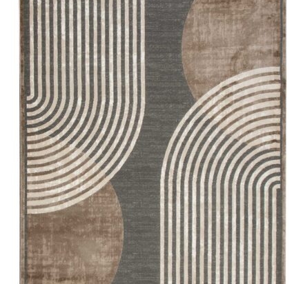 Χαλί GROOVES GREY 133-x-190-εκ