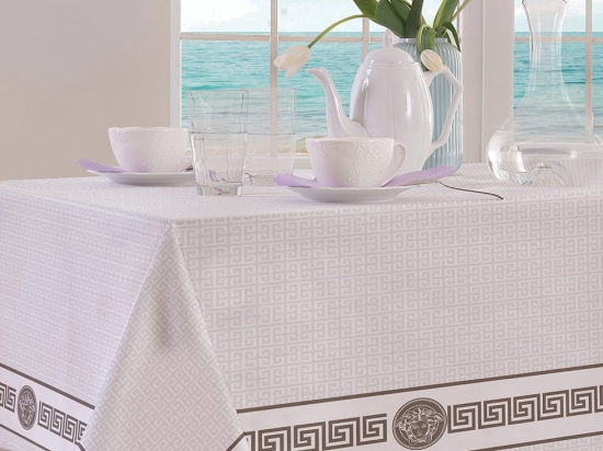 Makis Tselios Home Τραπεζομάντηλο Key Silver 160x260