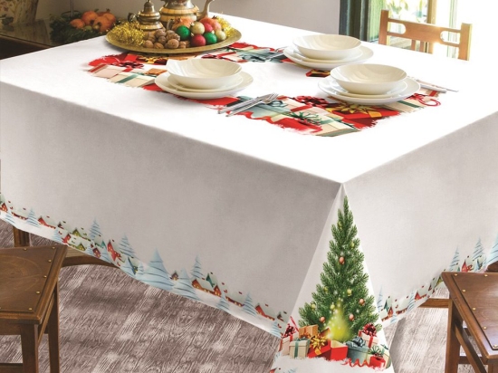 Makis Tselios Home Snow Tree Τραπεζομάντηλο 160Χ260
