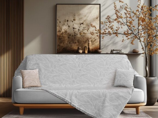 Beauty Home Ριχτάρι Τριθέσιο Art 8703 180x290 Γκρι