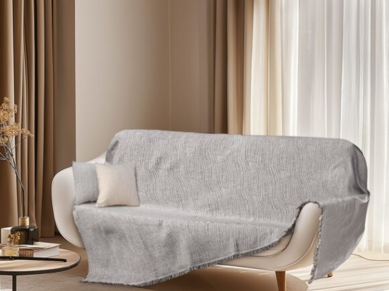 Beauty Home Ριχτάρι Τριθέσιο Art 8705 180x290 Άμμου
