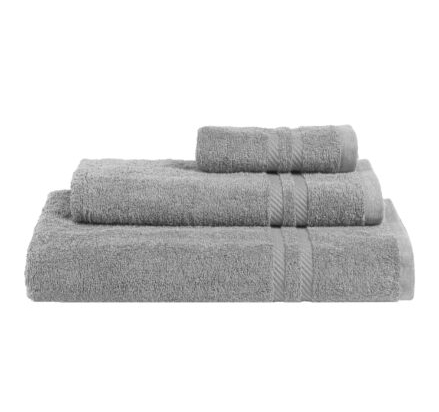 Πετσέτα AVELA GREY σετ-πετσέτες-3-τεμαχίων-30-x-50-50-x-90-80-x-150-εκ