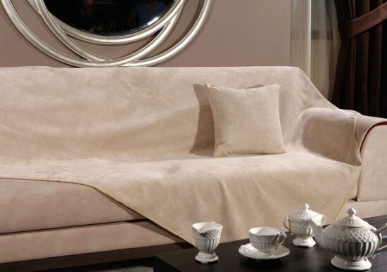 Beauty Home Ριχτάρι Τετραθέσιο Chic Art 8116 180x350 Μπεζ