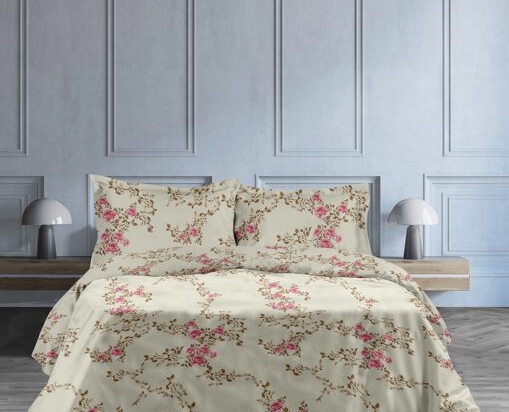 Makis Tselios Home Σετ Σεντόνια King Size με Λάστιχο 180x200+40 Celia