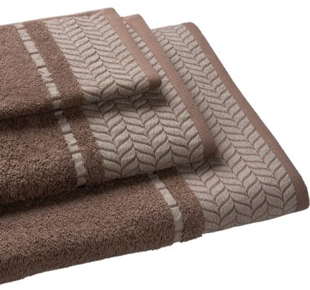 Πετσέτα FROND BROWN πετσέτα-προσώπου-50-x-90-εκ