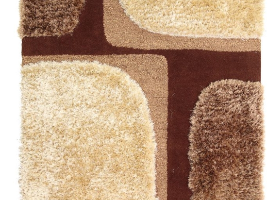 Royal  White Tie Modern Designers Rug 002 Beige 160 x 230