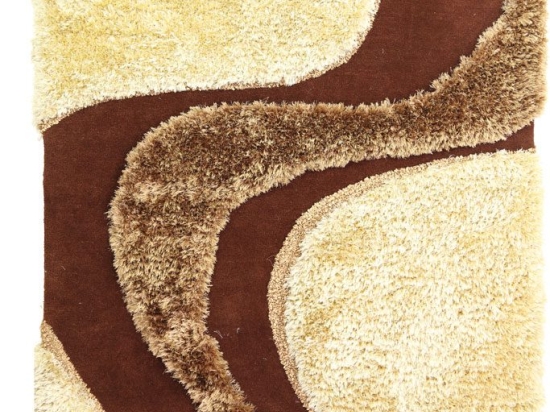 Royal  White Tie Modern Designers Rug 001 Beige 190X290
