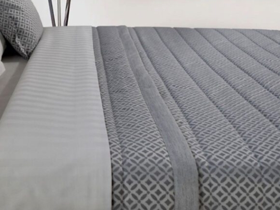 ΚΟΥΒΕΡΤΙΝΑ FRΑΝCΙΑ ΣΧ 2 120GR - 245X250, Γκρι