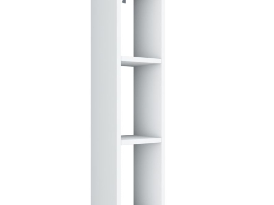 Ραφιέρα τοίχου Adelia pakoworld λευκό 22x18.5x90εκ