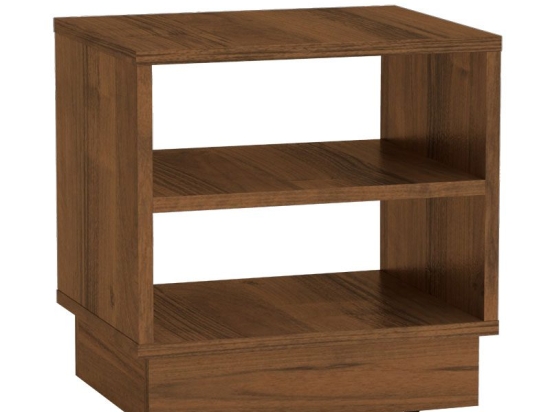 Κομοδίνο Mason pakoworld καρυδί 40x32x40εκ