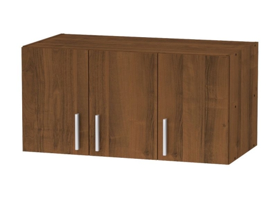 Πατάρι ντουλάπας Warner pakoworld τρίφυλλο καρυδί 90x46.5x45εκ