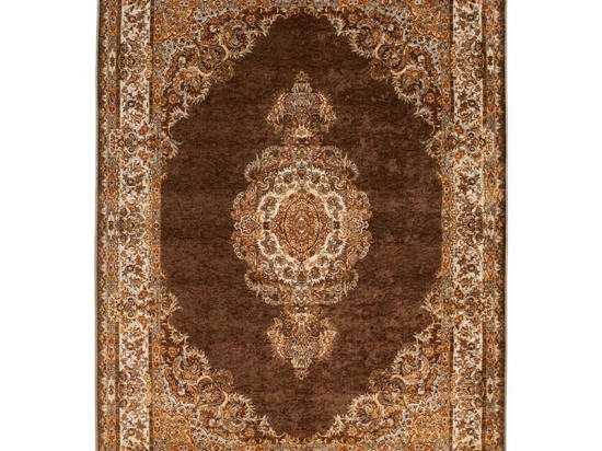Χαλί PWC-0007 pakoworld μπεζ-καφέ 140x200εκ