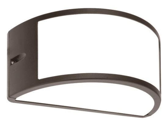 ΑΠΛΙΚΑ ΤΟΙΧΟΥ ΟΒΑΛ E27 220x121x108 IP54 ΜΑΥΡΗ EUROLAMP 145-20211