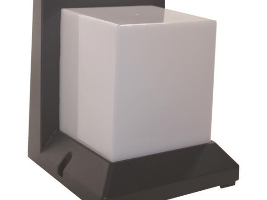 ΑΠΛΙΚΑ ΤΟΙΧΟΥ Ε27 190x166,5x166 IP54 ΓΚΡΙ EUROLAMP 145-20600