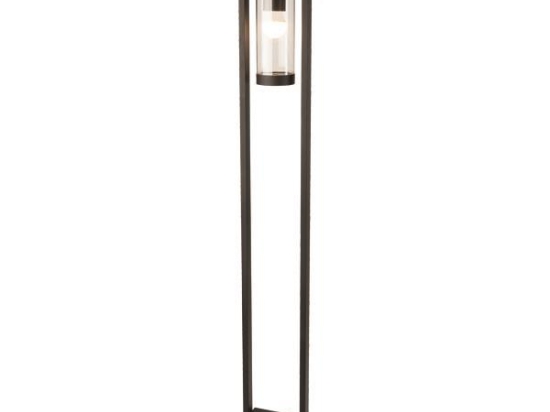 ΚΟΛΩΝΑΚΙ ΔΑΠΕΔΟΥ ΜΕΤΑΛΛΙΚΟ E27 142x100x800 IP44 ΜΑΥΡΟ EUROLAMP 145-20602