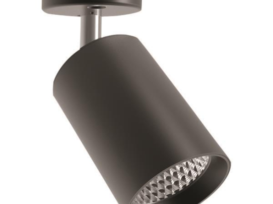ΦΩΤΙΣΤΙΚΟ ΚΙΝΗΤΟ ΟΡΟΦΗΣ ΚΥΛΙΝΔΡΟΣ LED 18W 4000K ΜΑΥΡΟ EUROLAMP 145-25203