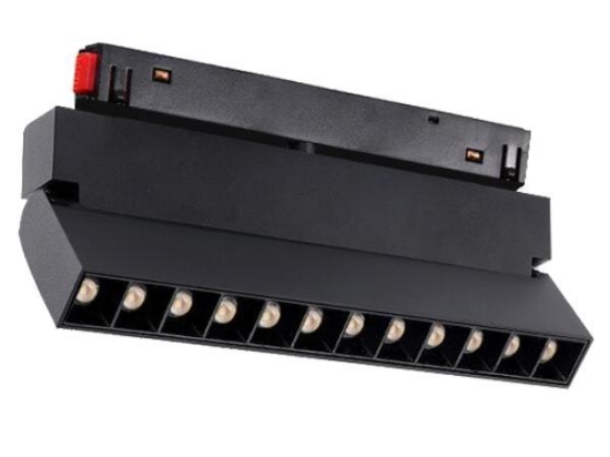 ΣΠΟΤ ΜΑΓΝΗΤΙΚΗΣ ΡΑΓΑΣ LED 12W 24° 4000Κ CX20-DQ01 ΜΑΥΡΟ 145-59933 | EUROLAMP