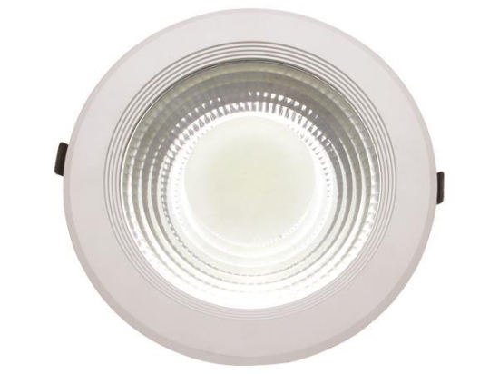 ΦΩΤΙΣΤΙΚΟ ΧΩΝΕΥΤΟ LED COB  Φ220 30W 4000K ΛΕΥΚΟ PLUS 145-68202 | EUROLAMP
