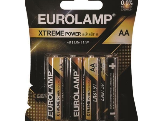 ΜΠΑΤΑΡΙΑ ΑΛΚΑΛΙΚΗ EXTREME POWER ΑΑ (LR6) 4ΤΜΧ 1,5V 147-24121 | EUROLAMP