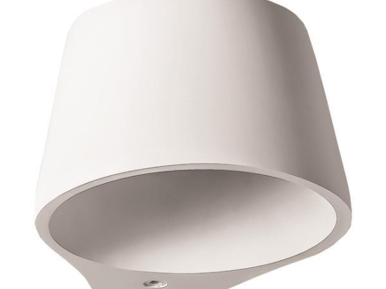 ΑΠΛΙΚΑ ΤΟΙΧΟΥ ΣΤΡΟΓΓΥΛΗ ΓΥΨΙΝΗ E14 200x180x80 EUROLAMP 147-53306