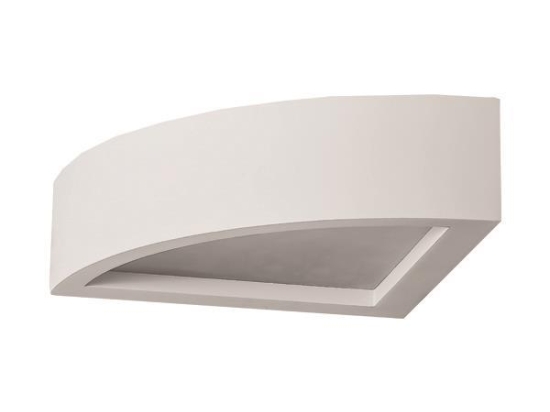 ΑΠΛΙΚΑ ΤΟΙΧΟΥ ΟΒΑΛ ΓΩΝΙΑΚΗ ΓΥΨΙΝΗ 1xE14W 200x200x70 EUROLAMP 147-53314