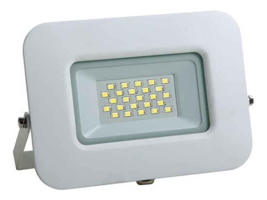 ΠΡΟΒΟΛΕΑΣ LED 20W SMD ΒΑΣΗ 360° ΛΕΥΚΟΣ IP65 6500K PLUS | EUROLAMP