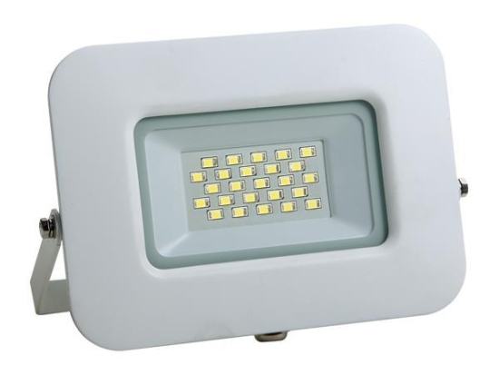 ΠΡΟΒΟΛΕΑΣ LED 20W SMD ΒΑΣΗ 360° ΛΕΥΚΟΣ IP65 4000K PLUS | EUROLAMP