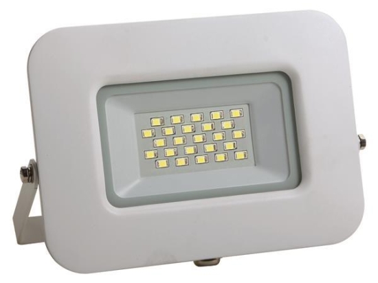 ΠΡΟΒΟΛΕΑΣ LED 20W SMD ΒΑΣΗ 360° ΛΕΥΚΟΣ IP65 3000K PLUS | EUROLAMP