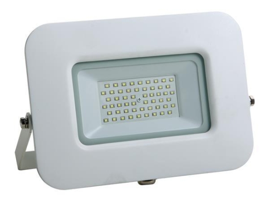 ΠΡΟΒΟΛΕΑΣ LED 50W SMD ΒΑΣΗ 360° ΛΕΥΚΟΣ IP65 4000K PLUS | EUROLAMP