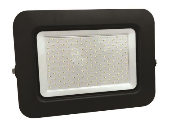 ΠΡΟΒΟΛΕΑΣ LED 150W SMD ΒΑΣΗ 360° ΜΑΥΡΟΣ IP65 3000K PLUS |EUROLAMP