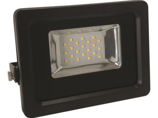 ΠΡΟΒΟΛΕΑΣ LED SMD 10W 12V/24V DC 4000K IP65 ΜΑΥΡΟΣ PLUS - EUROLAMP