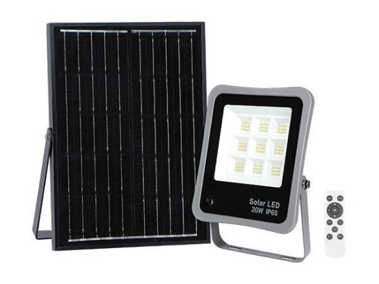 ΠΡΟΒΟΛΕΑΣ LED 20W SMD ΗΛΙΑΚΟΣ 4000K IP65 ΜΑΥΡΟΣ PLUS - 147-69580 | EUROLAMP