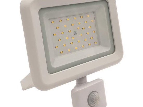 ΠΡΟΒΟΛΕΑΣ LED 30W SMD ΜΕ ΠΕΡΙΣΤΡΕΦΟΜΕΝΟ ΑΝΙΧΝΕΥΤΗ ΚΙΝΗΣΗΣ ΛΕΥΚΟΣ IP44 6500K PLUS |EUROLAMP
