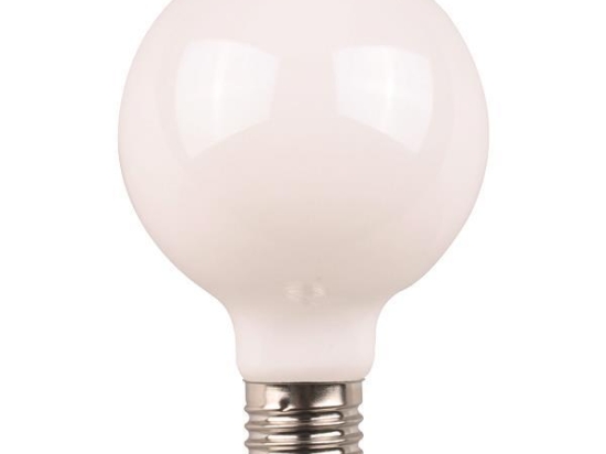 ΛΑΜΠΑ LED ΓΛΟΜΠΟΣ G95 CROSSED FILAMENT 8W E27 4000Κ 220-240V MILKY 147-78411 | EUROLAMP