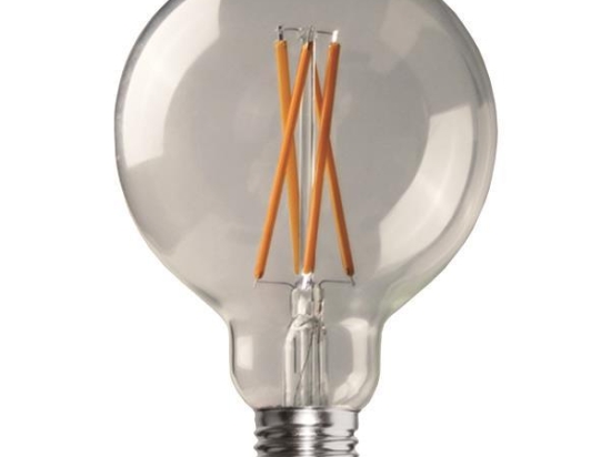 ΛΑΜΠΑ LED ΓΛΟΜΠΟΣ G95 CROSSED FILAMENT 8W Ε27 3000K 147-78421 | EUROLAMP