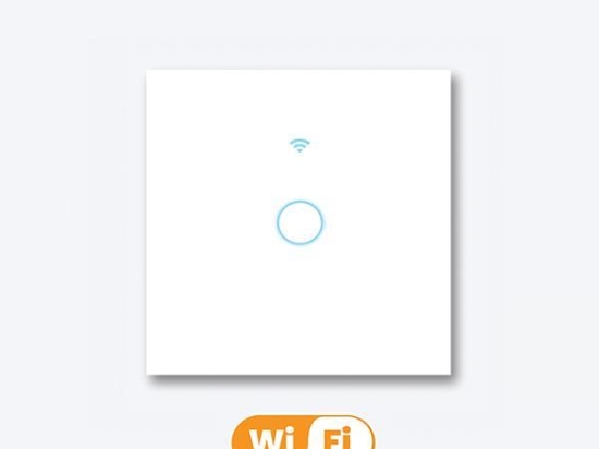 Έξυπνος Wi-Fi Γυάλινος Διακόπτης Αφής Μονός HOUSEMATE
