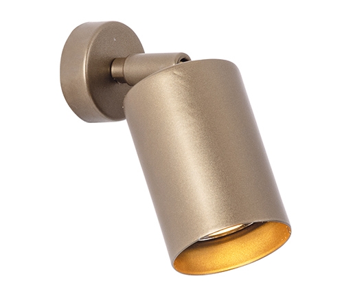 ΑΠΛΙΚΑ ΦΩΤΙΣΤΙΚΟ ΤΟΙΧΟΥ ΜΠΡΟΝΖΕ GU10 25W 22187 | ZAMBELIS LIGHTS