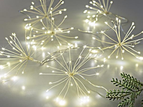 ΜΠΟΥΚΕΤΑΚΙΑ 120 MINI LED ΘΕΡΜΟ ΛΕΥΚΟ LED IP44 - 600-11449 | MAGIC CHRISTMAS