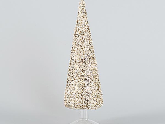 ΓΥΑΛΙΝΟ ΔΕΝΤΡΑΚΙ ΣΑΜΠΑΝΙ ΜΕ GLITTER 9X29ΕΚ 600-45137 | MAGIC CHRISTMAS