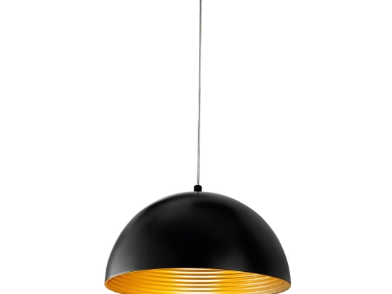 Φωτιστικό Οροφής Dingle Black-Gold 3215-40-101 Fabas Luce Μέταλλο