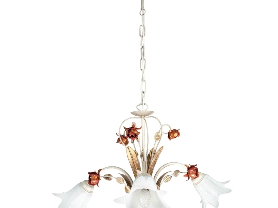Φωτιστικό Οροφής Rose Bronze 8031414083381 Μέταλλο,Γυαλί