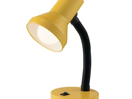Φωτιστικό Γραφείου LDT LDT032-GIALLA 1xE27 14,5x34,5cm Yellow Luce Ambiente Design