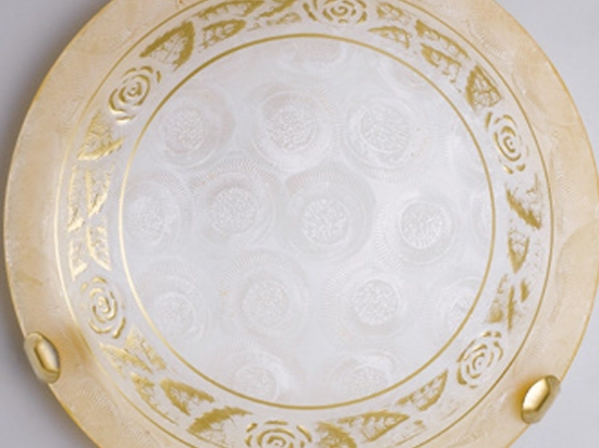 Φωτιστικό Οροφής Rosy ROSY/PL30 Beige Γυαλί
