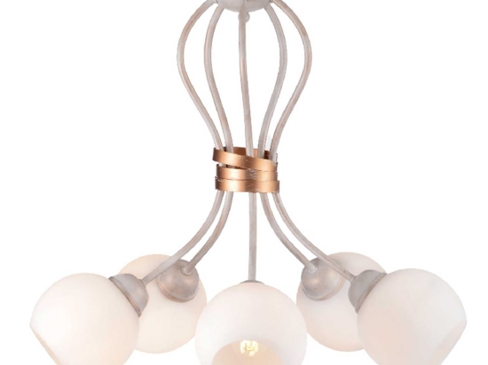 Φωτιστικό Οροφής Elegant DL11695C White Μέταλλο,Γυαλί