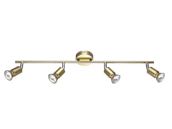 Φωτιστικό Οροφής Spot Luminaires MC634PB4 Gold Μέταλλο
