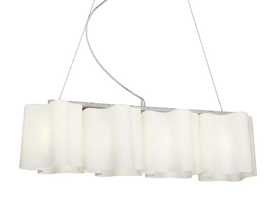 Φωτιστικό Οροφής Style W14794 White Μέταλλο,Γυαλί
