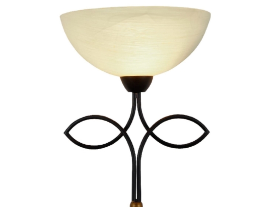 Φωτιστικό Τοίχου Elegant AD89061W Yellow Μέταλλο,Γυαλί