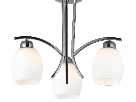 Φωτιστικό Οροφής Primary DLA814A3 White Μέταλλο,Γυαλί